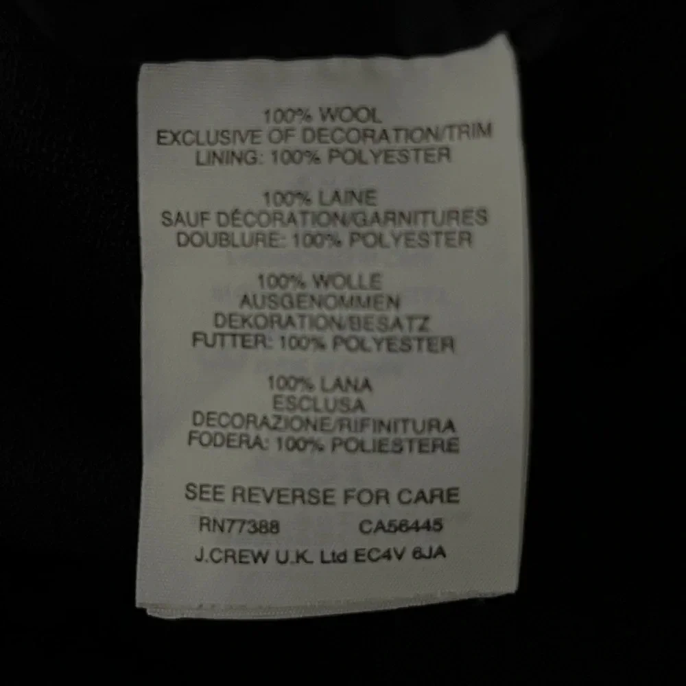 J.Crew 100% wool career V Neck dress size 0 - Picture 12 of 12
